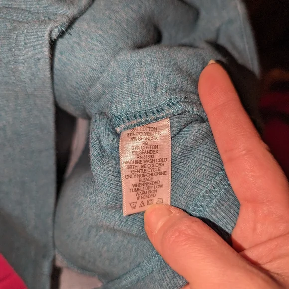 H By Halston French Terry Moto Flyaway Fitted Ribbed Asymmetrical Jacket 0 - Picture 7 of 8